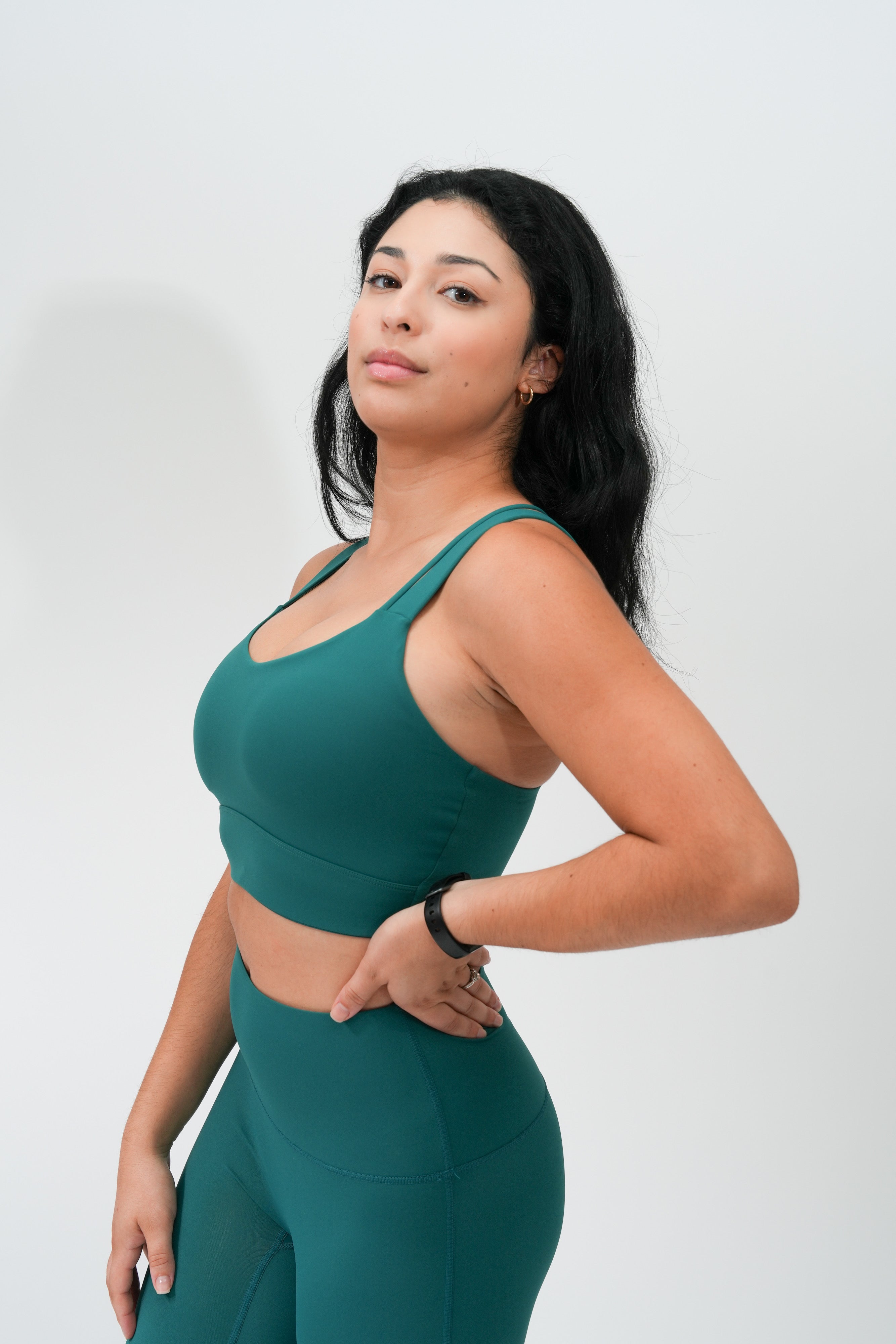 Salsation Criss Cross Bra Green Tiedy（M） JOYSPELS Sports Bras for Women Extra Comfort Criss-Cross
