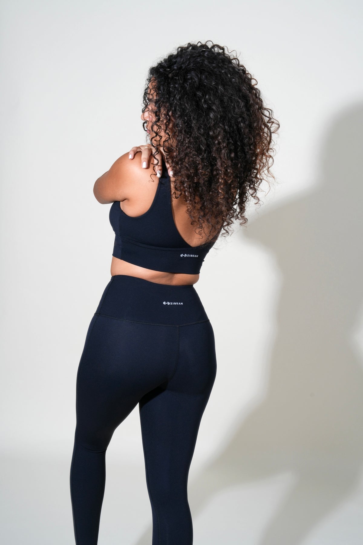 Zypress Lycra Open Back Training Bra in Black