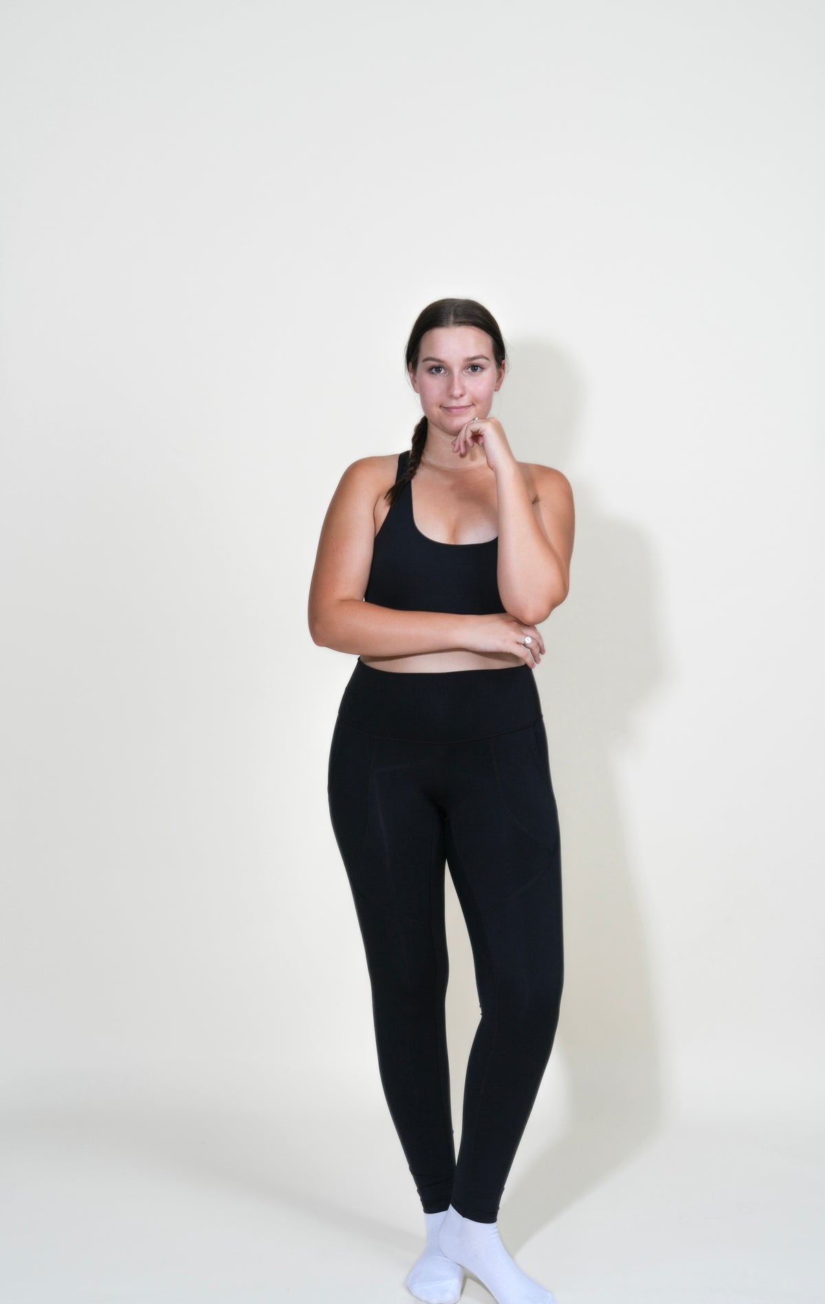 Ruth Basic Racerback Training Bra in Black